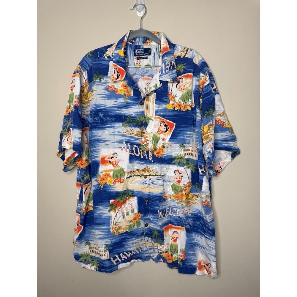 Polo Ralph Lauren Hawaiian Camp Shirt Size XL